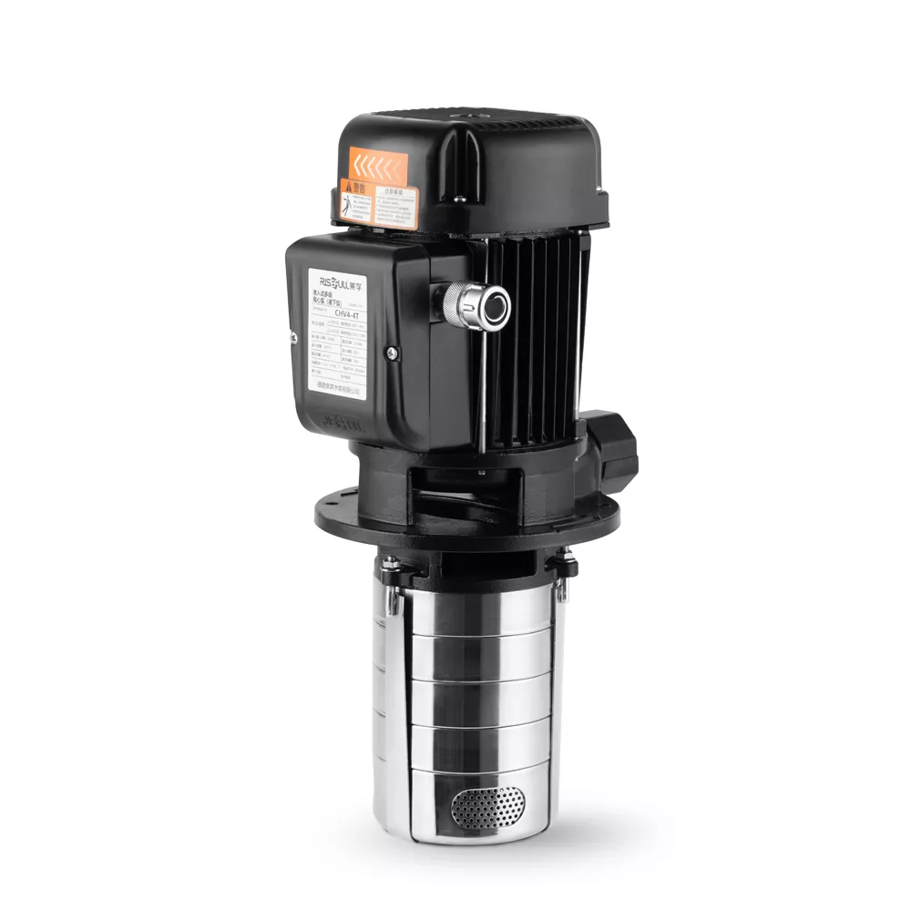 Máy bơm điện áp suất cao Risefull Sử dụng thương mại Lưu lượng định mức 2M³ / h Đa tầng dọc bằng thép không gỉ ngâm